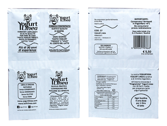 YOGURT LINEA FERMENTI LIOFILIZZATI 4 BUSTINE DA 6,5 G - Farmavicinoate