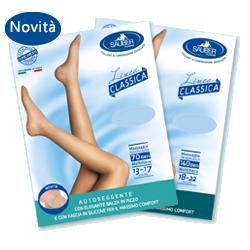 SAUBER CALZA AUTOREGGENTE 140 DENARI MAGLIA MICRORETE NEUTRO BEIGE 2 LINEA CLASSICA - Farmavicinoate