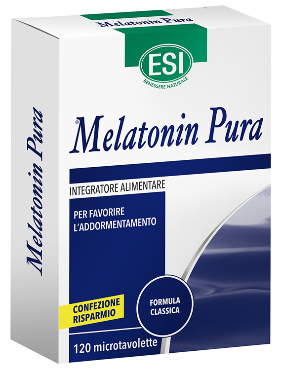 ESI MELATONIN PURA 120 MICROTAVOLETTE - Farmavicinoate