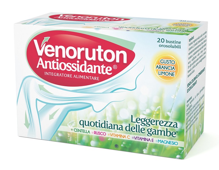 VENORUTON ANTIOSSIDANTE 20 BUSTINE OROSOLUBILI MONODOSE - Farmavicinoate