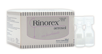 FIALA PER AEROSOL RINOREX BICARBONATO 25 FIALE 3 ML - Farmavicinoate