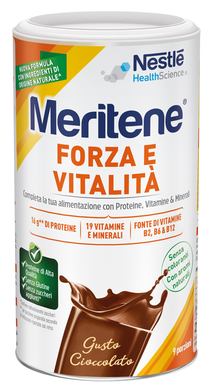 MERITENE FORZA E VITALITA' CIOCCOLATO 270 G - Farmavicinoate
