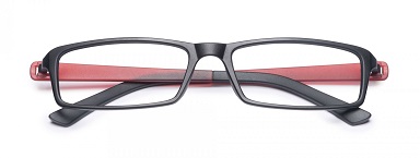 OCCHIALE DA LETTURA PREMONTATO TWINS SILVER LIGHT NERO/ROSSO +3,50 - Farmavicinoate