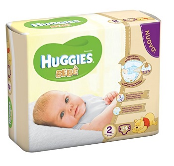 PANNOLINO HUGGIES EXTRA CARE BEBE' BASE 2 24 PEZZI - Farmavicinoate