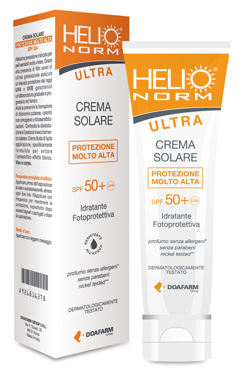 HELIO NORM ULTRA CREMA SOLARE SPF 50+ 100 ML - Farmavicinoate