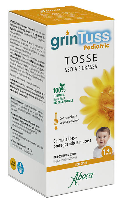 GRINTUSS PEDIATRIC SCIROPPO 180 G - Farmavicinoate
