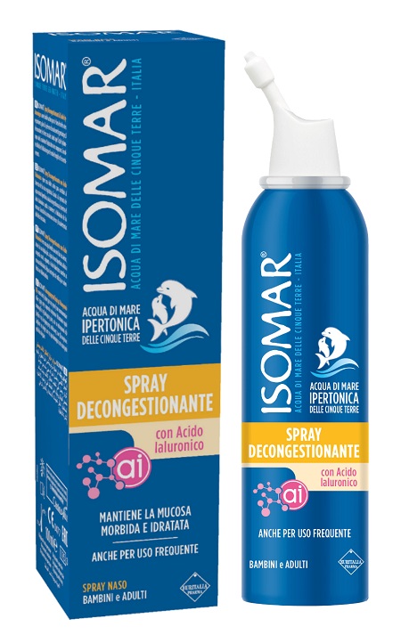 ISOMAR SPRAY DECONGESTIONANTE ACIDO IALURONICO 100 ML - Farmavicinoate