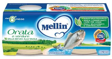 MELLIN OMOGENEIZZATO ORATA 2X80 G - Farmavicinoate
