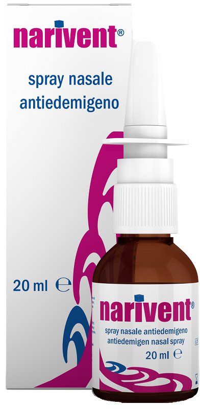 SPRAY NASALE ANTIEDEMIGENO NARIVENT FLACONE 20 ML - Farmavicinoate