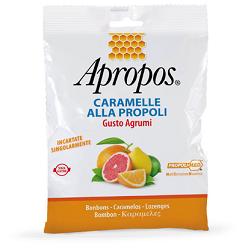 APROPOS CARAMELLE ALLA PROPOLI GUSTO AGRUMI 50 G - Farmavicinoate