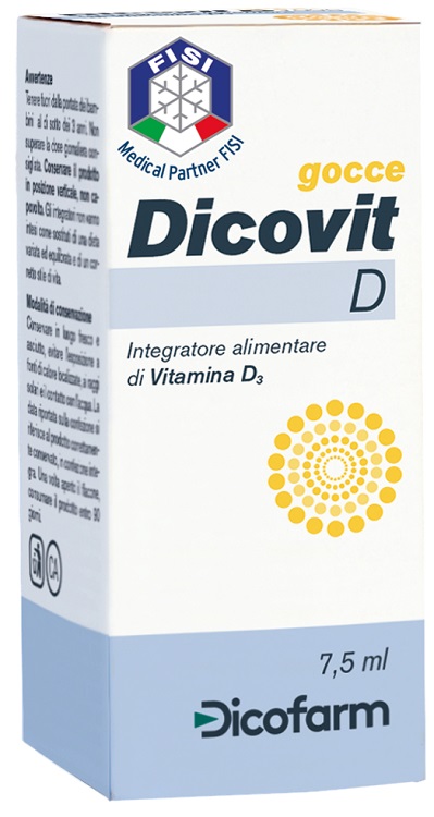DICOVIT D VITAMINA D3 7,5 ML - Farmavicinoate