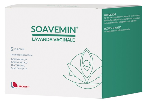 SOAVEMIN LAVANDA VAGINALE 5 FLACONI 100 ML - Farmavicinoate