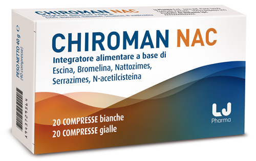 CHIROMAN NAC 20 COMPRESSE BIANCHE + 20 COMPRESSE GIALLE - Farmavicinoate