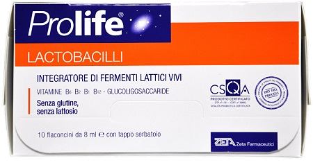 PROLIFE LACTOBACILLI 10 FLACONCINI 8 ML - Farmavicinoate