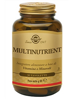 MULTINUTRIENT SOLGAR 30 TAVOLETTE - Farmavicinoate