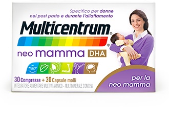 MULTICENTRUM NEO MAMMA DHA 30 COMPRESSE + 30 CAPSULE MOLLI - Farmavicinoate