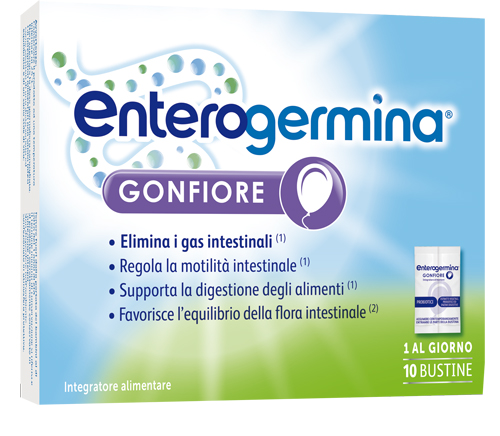 ENTEROGERMINA GONFIORE 10 BUSTINE BIPARTITE - Farmavicinoate