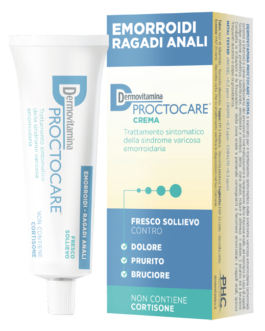 DERMOVITAMINA PROCTOCARE CREMA EMORROIDI RAGADI ANALI 30 ML CON CANNULA - Farmavicinoate