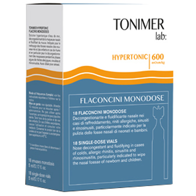 TONIMER LAB HYPERTONIC 18 FLACONCINI MONODOSE - Farmavicinoate