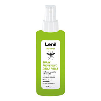 LENIL NATURAL SOLUZIONE ANTIZANZARA IN FLACONE + POMPA SPRAY 100 ML - Farmavicinoate