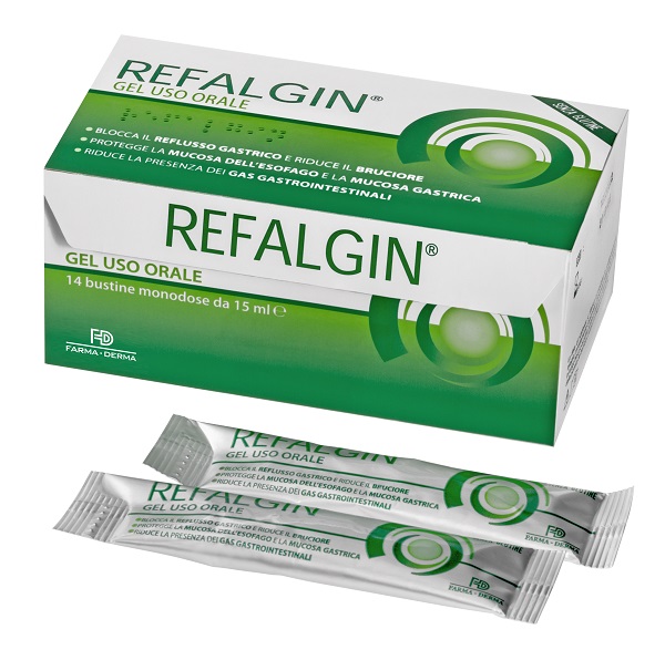 REFALGIN GEL OROSOLUBILE ANTIREFLUSSO 14 BUSTINE 15 ML - Farmavicinoate