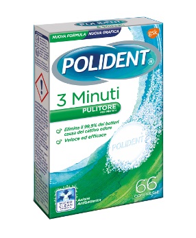 POLIDENT 3 MINUTI 66 COMPRESSE - Farmavicinoate