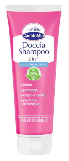EUPHIDRA AMIDOMIO DOCCIA SHAMPOO 2 IN 1 250 ML - Farmavicinoate