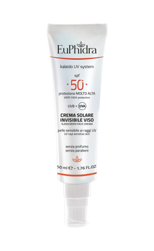 EUPHIDRA KALEIDO UV SYSTEM CREMA SOLARE VISO 50+ INVISIBLE - Farmavicinoate