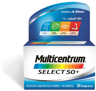 MULTICENTRUM SELECT 50+ 30 COMPRESSE - Farmavicinoate