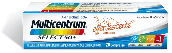 MULTICENTRUM SELECT EFFERVESCENTE 20 COMPRESSE - Farmavicinoate