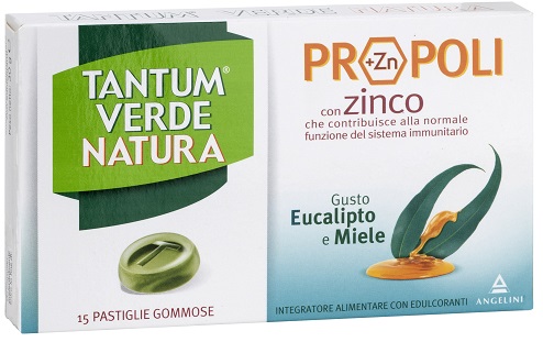 TANTUM VERDE NATURA PASTIGLIE GOMMOSE EUCALIPTO & MIELE 30 G - Farmavicinoate