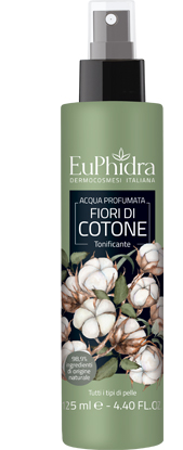 EUPHIDRA ACQUA PROFUMATA COTONE IN FLACONE CON ETICHETTA POMPA SPRAY - Farmavicinoate