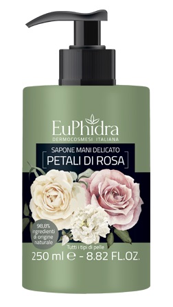 EUPHIDRA SAPONE LIQUIDO MANI ROSA IN FLACONE CON ETICHETTA DISPENSER - Farmavicinoate