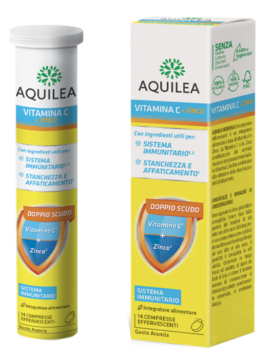 AQUILEA VITAMINA C 14 COMPRESSE EFFERVESCENTI - Farmavicinoate