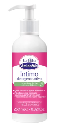 EUPHIDRA AMIDOMIO INTIMO DETERGENTE ATTIVO 250 ML - Farmavicinoate