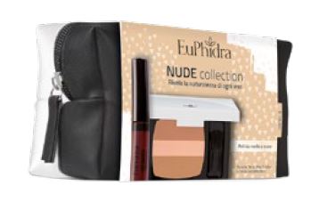 EUPHIDRA NUDE COLLECTION PELLE MEDIA/SCURQ TERRA TRIO + GLOSS + POCHETTE OMAGGIO - Farmavicinoate