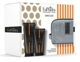 EUPHIDRA UOMO CUOIO BEAUTY DOCCIA SHAMPOO ANTIBATTERICO 200 ML + BALSAMO DOPOBARBA 100 ML + 1 BEAUTY - Farmavicinoate