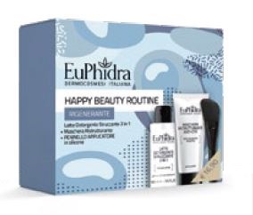 EUPHIDRA HAPPY BEAUTY ROUTINE RIGENERANTE MASCHERA RISTRUTTURANTE CON PENNELLO + GEL PURIFICANTE 100 ML - Farmavicinoate
