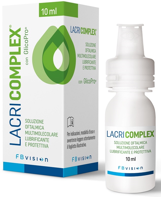 LACRICOMPLEX SOLUZIONE OFTALMICA MULTIMOLECOLARE LUBRIFICANTE PROTETTIVA 10 ML - Farmavicinoate
