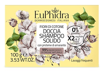 EUPHIDRA DOCCIA SHAMPOO SOLIDO FIORI DI COTONE 100 G - Farmavicinoate