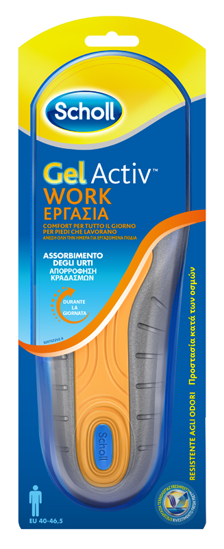 SCHOLL GEL ACTIV WORK UOMO - Farmavicinoate