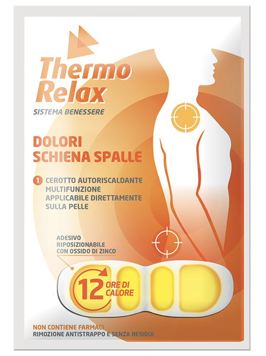 THERMORELAX CEROTTO AUTORISCALDANTE DOLORE SCHIENA/SPALLE 1 PEZZO - Farmavicinoate