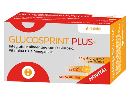 GLUCOSPRINT PLUS ARANCIA 6 FIALOIDI DA 25 ML - Farmavicinoate