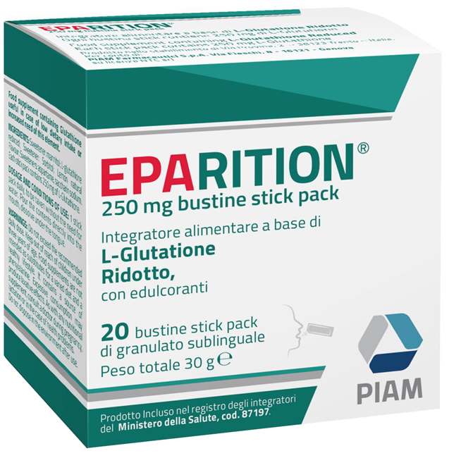 EPARITION 20 BUSTINE STICK PACK DA 250 MG DI GRANULATO SUBLINGUALE - Farmavicinoate