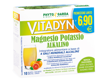 VITADYN MAGNESIO POTASSIO ALKALINO SENZA ZUCCHERO 10 BUSTINE - Farmavicinoate