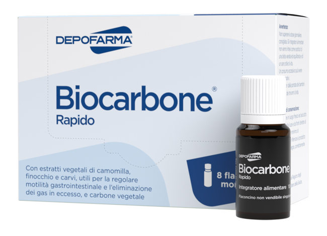 BIOCARBONE RAPIDO 8 FLACONCINI - Farmavicinoate