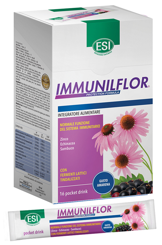 ESI IMMUNILFLOR POCKET DRINK 16 POCKET DRINK - Farmavicinoate