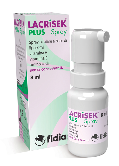 LACRISEK PLUS SPRAY SENZA CONSERVANTI SOLUZIONE OFTALMICA 8 ML - Farmavicinoate