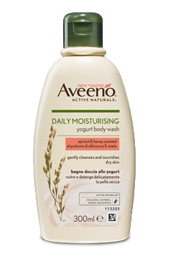 AVEENO BAGNO DOCCIA YOGURT ALBICOCCA & MIELE 300 ML - Farmavicinoate
