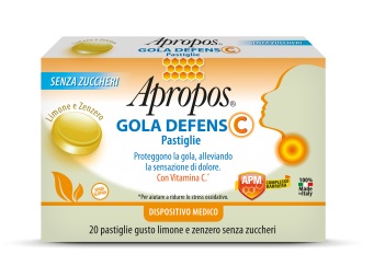 APROPOS GOLA DEFENS C LIMONE/ZENZERO 20 PASTIGLIE - Farmavicinoate